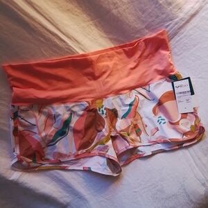 ROXY Board Swim Shorts Orange and White Size XL